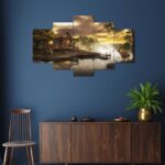 Woodland Cabin Serenity 3D Framed Wall Art